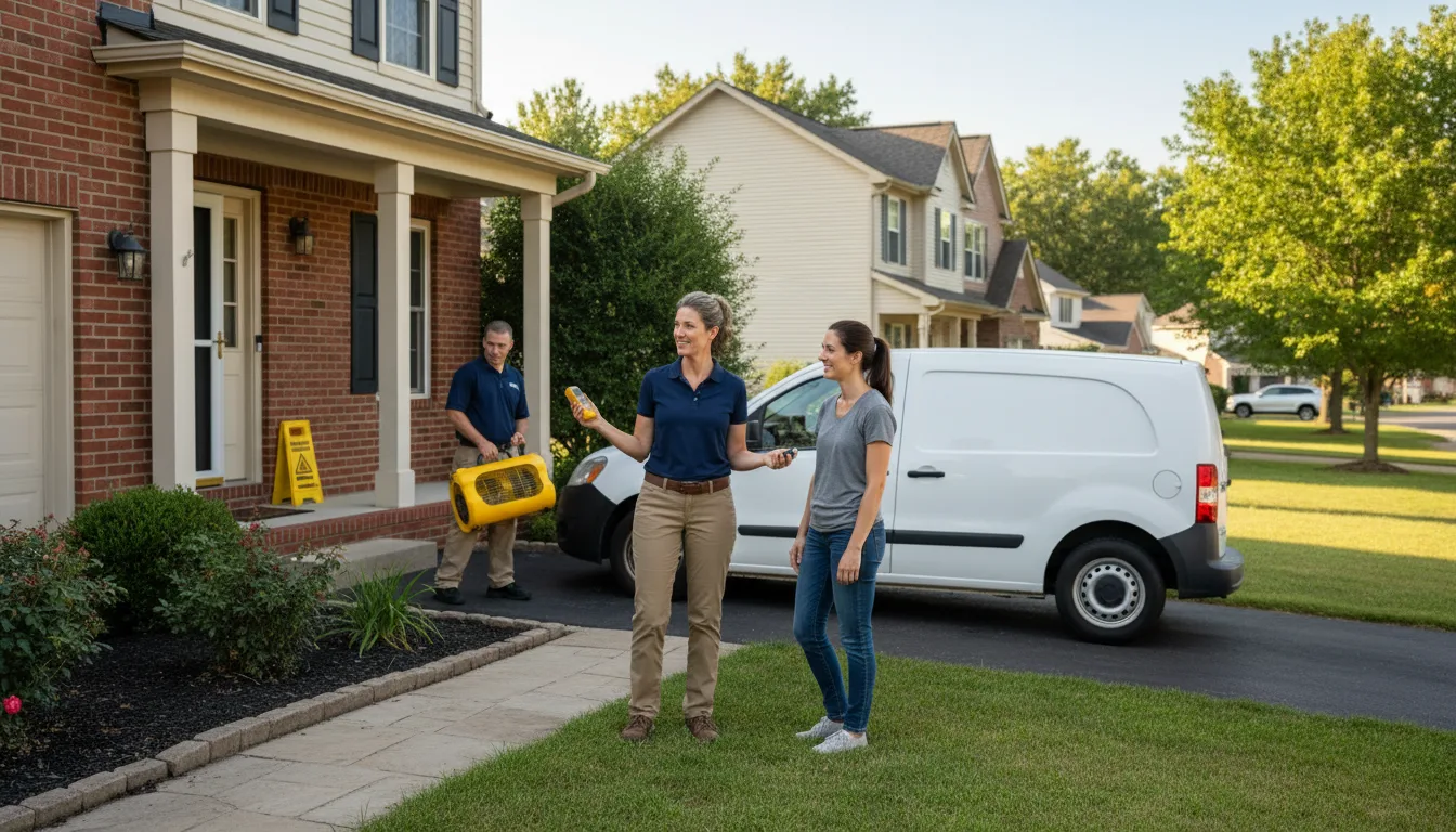 Water restoration image for Water Damage & Restoration Services in Cleveland, NM